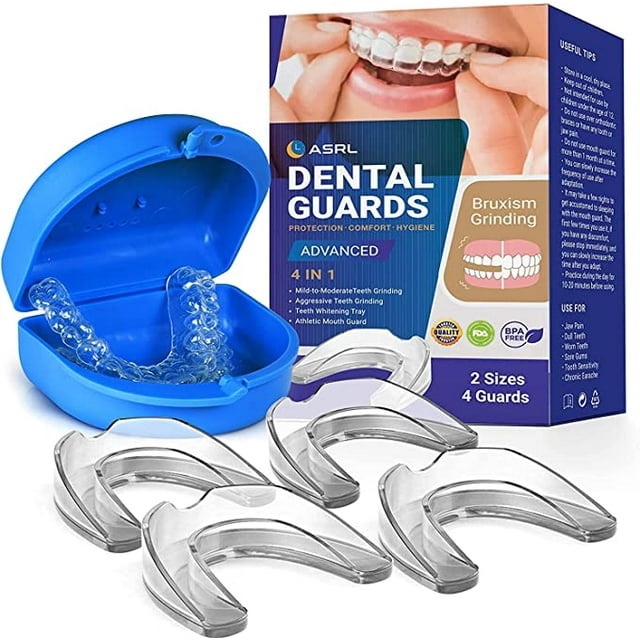 ASRL Mouth Guard for Clenching Teeth at Night, Night Guards for Teeth