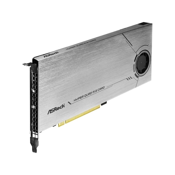 ASROCK HYPER QUAD M.2 CARD Bootable M.2 RAID Support