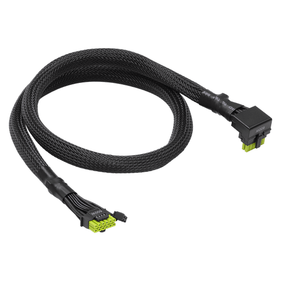 ASRock 12V-2x6 600W L-Type 2.3 ft. PCI-E 5.1 Cable (CB-12V2X6L600W)