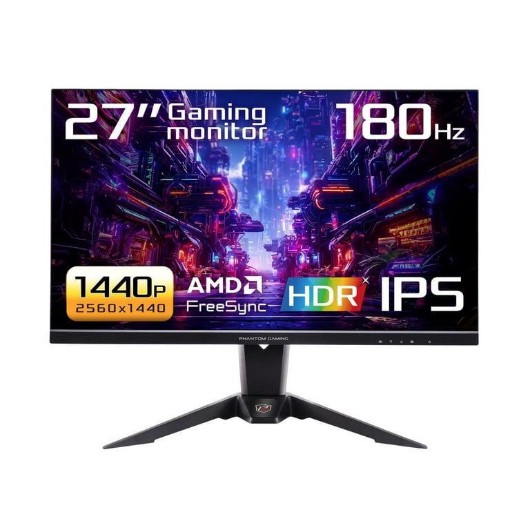 ASRock 27&quot; IPS QHD Gaming Monitor, 180 Hz, FreeSync (AMD Adaptive 