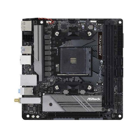 ASRock A520M-ITX-AC AM4 AMD A520 SATA 6Gb-S Mini ITX AMD Motherboard