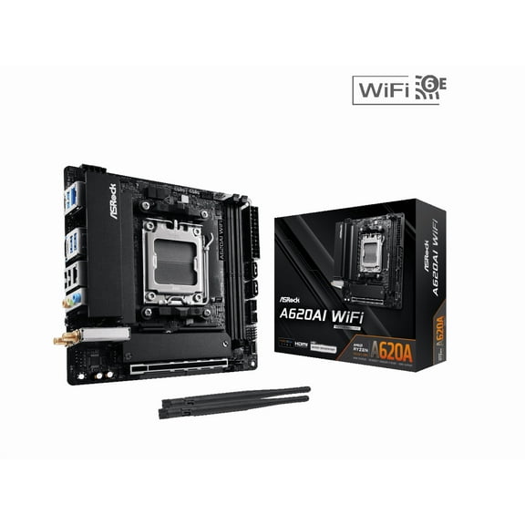 ASRock A620AI WiFi AM5 AMD A620A Mini ITX Motherboard