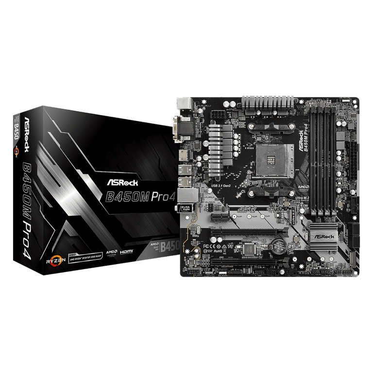 Asrock b450 pro4 2025 amd ryzen 5 3600