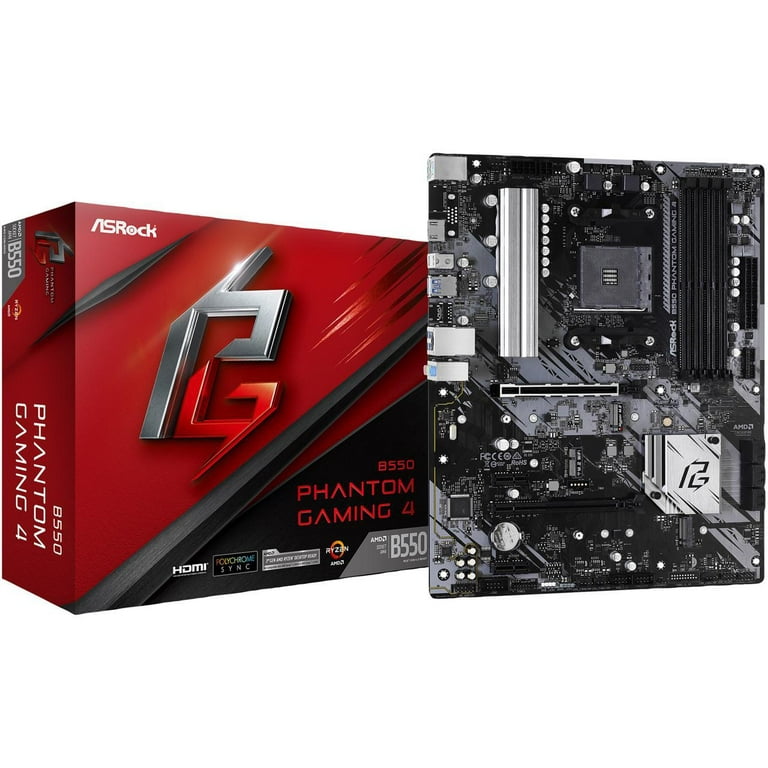 Amazon.com: ASRock B550 Phantom Gaming 4 Supports AMD AM4