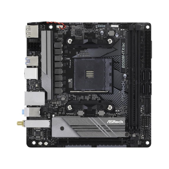 ASRock B550M-ITX/AC AM4 AMD B550 Mini ITX AMD Motherboard