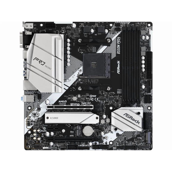 ASRock B550M PRO4 AM4 AMD B550 SATA 6Gb/s Micro ATX AMD Motherboard