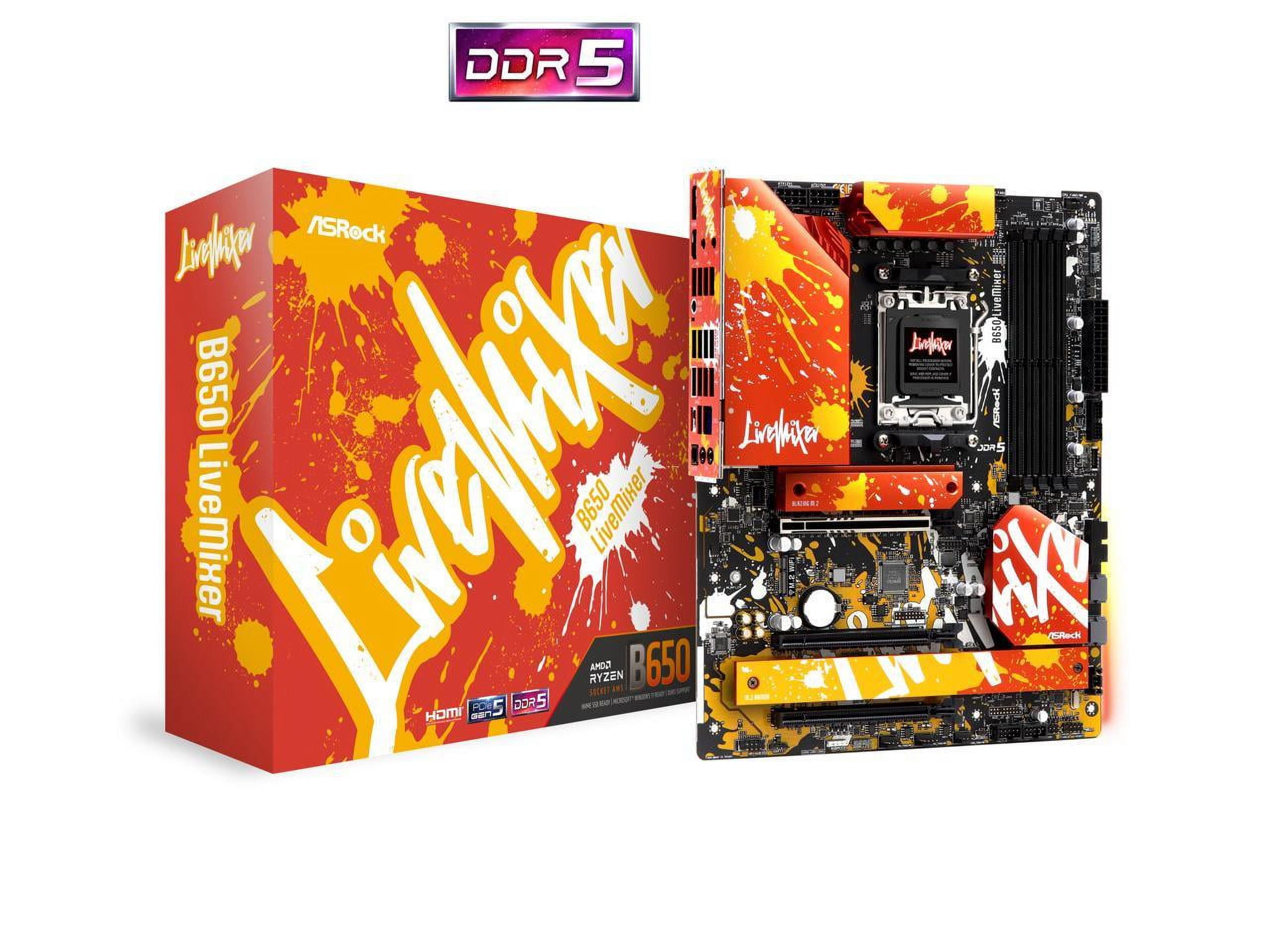 ASRock B650 Gaming Motherboard DDR5 PCIE 4 0 X16 M 2 Slots 2 5Gb asrock-b650-gaming-motherboard-ddr5-pcie-4-0-x16-m-2-slots-2-5gb