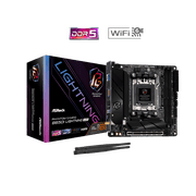 ASRock B650I LIGHTNING WIFI AM5 Ryzen 7000 AMD B650 SATA 6Gb/s Mini-ITX s DDR5 7200+ OC 2.5G LAN x WiFi 6E + Bluetooth Motherboards - AMD