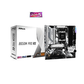 ASRock B650M PRO RS AM5 AMD B650 Micro ATX Motherboard