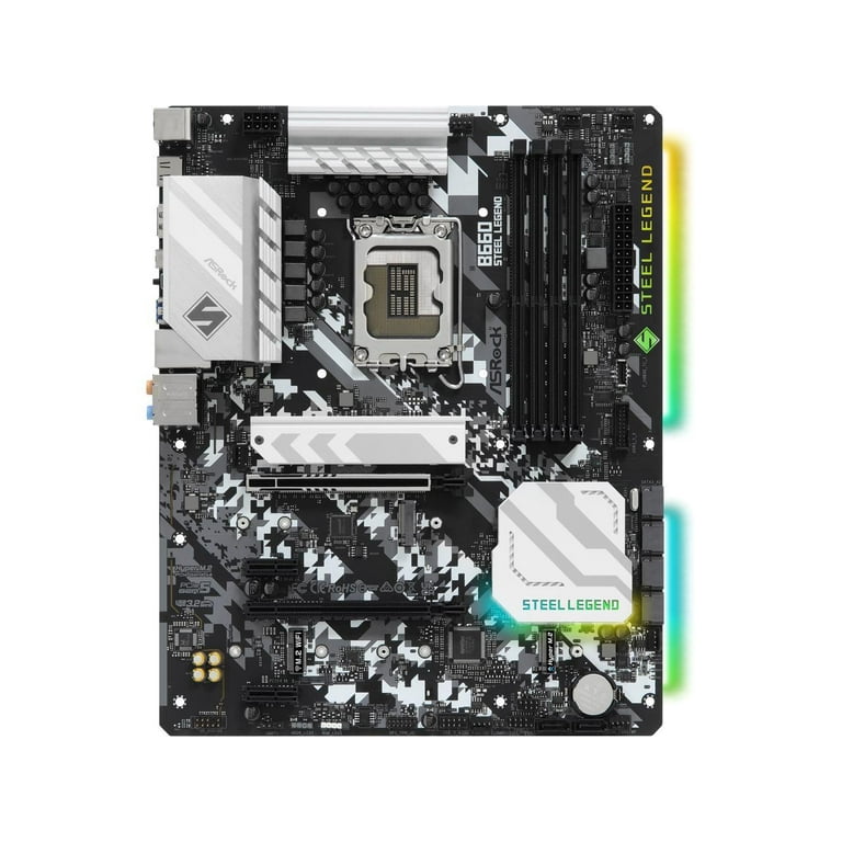 ASRock B660 STEEL LEGEND LGA 1700 Intel B660 SATA 6Gb/s DDR4 ATX Intel  Motherboard