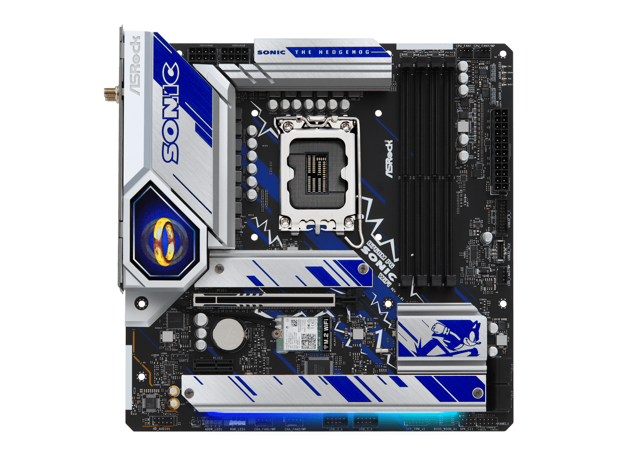 ASRock B760M PG SONIC WiFi LGA 1700 DDR5 Micro ATX Intel Motherboard ...