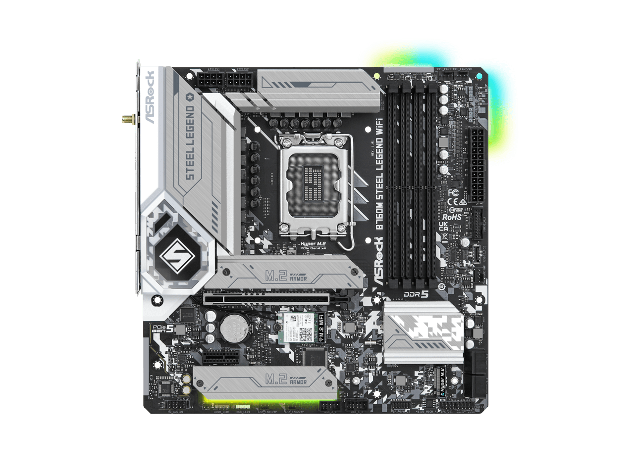 新品未使用 ASRock B760M STEEL LEGEND WIFI ASRock > B760M Steel Legend WiFi