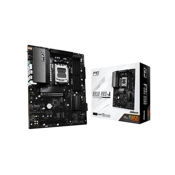 ASRock B850 PRO-A AM5 AMD B850 SATA 6Gb/s ATX Motherboard
