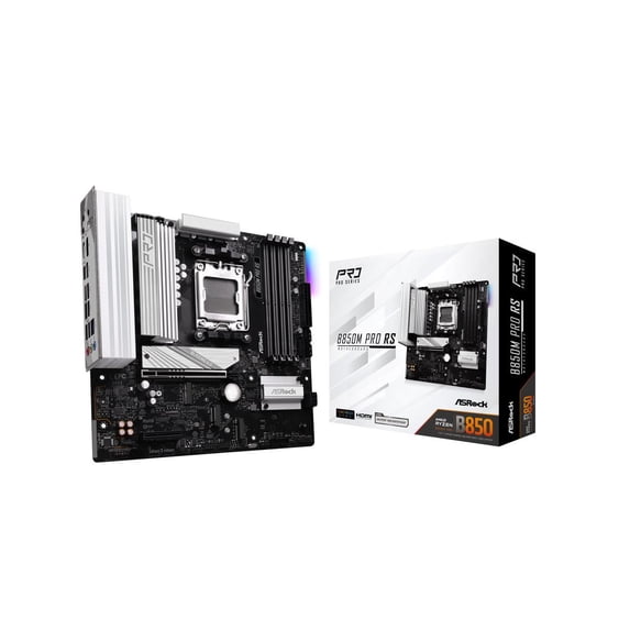 ASRock B850M Pro RS AM5 AMD B850 Micro ATX Motherboard