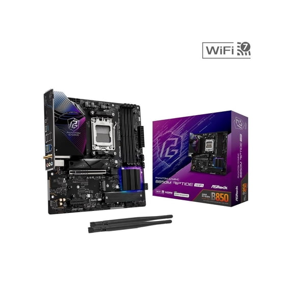 ASRock B850M Riptide WiFi AM5 AMD B850 Micro ATX Motherboard