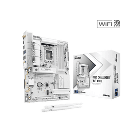 ASRock B860 CHALLENGER WIFI WHITE LGA 1851 Intel B860 SATA 6Gb/s DDR5 Intel Core Ultra ATX Motherboard