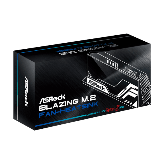 ASRock Blazing M.2 Gen5 Fan-Heatsink TYPE-3