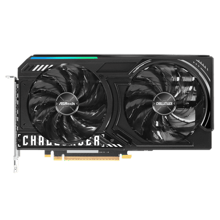 ASRock - Intel Arc B570 Challenger 10GB GDDR6 OC PCIe 4.0 Graphic Card - Black