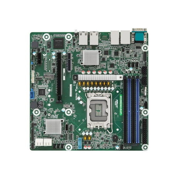 ASRock Rack Server Motherboard EC266D4U-2L2T Micro-ATX Single Socket V1 (LGA 1700) Intel Xeon E-2400 series