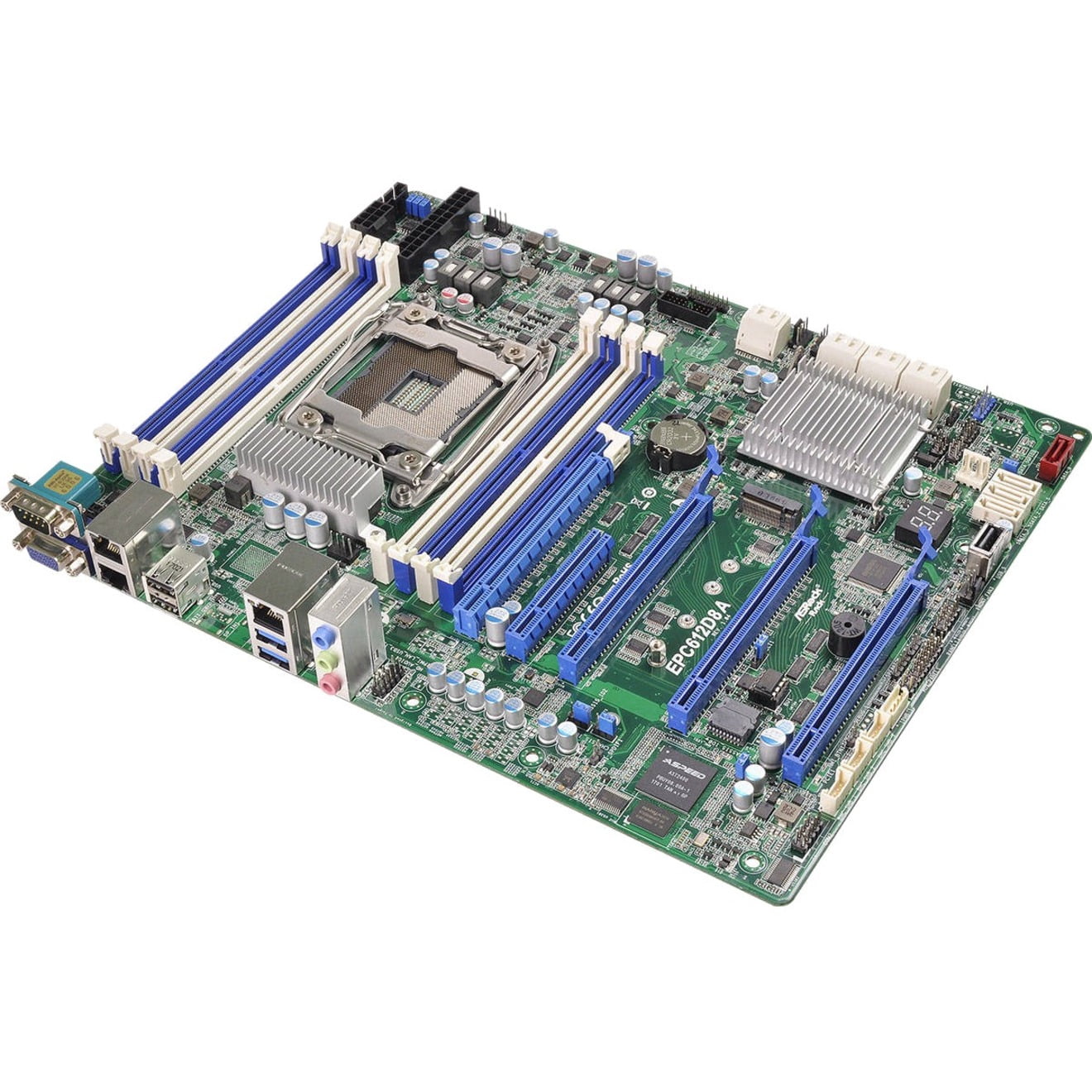 ASRock EPC612D8A Workstation Motherboard, Intel Chipset, Socket R LGA ...