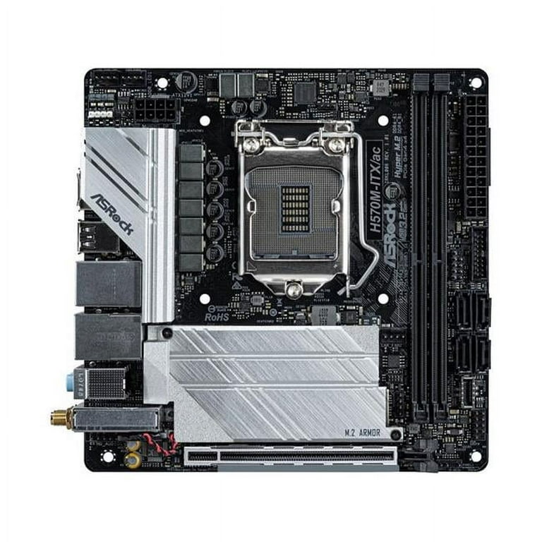 ASRock H570M-ITX-AC LGA1200 H570 Max64GB DDR4 PCIE Mini-ITX