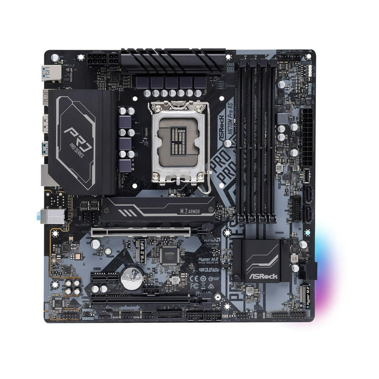 CPU ASRock H370M Pro4 + i7 9700K + 16GB ASRock > H370M Pro4