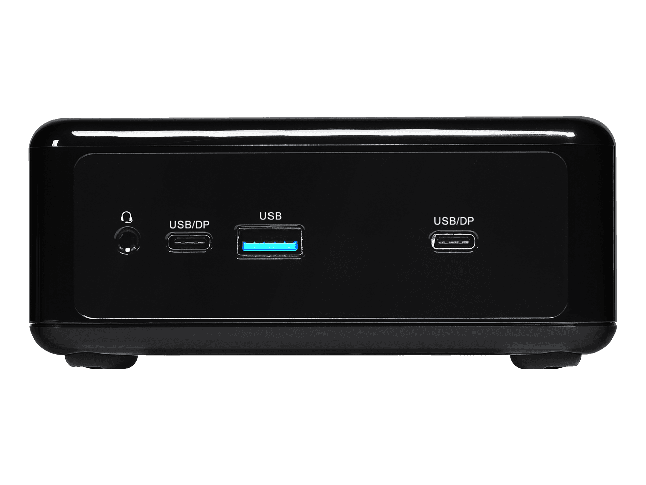ASRock Industrial NUC BOX-1340P/D5 Plastic with sheet metal Black Barebone Systems - Mini-PC