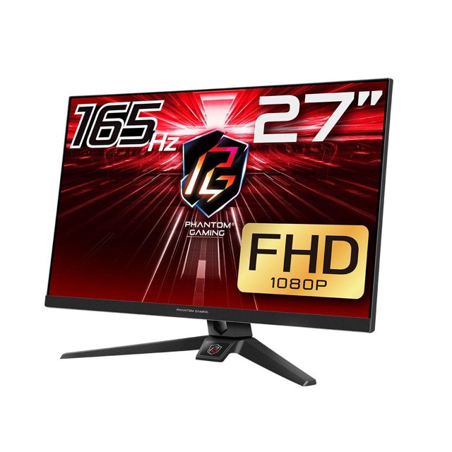 "ASRock PHANTOM GAMER 27"" FHD 165Hz/1ms FreeSync Gaming Monitor, 2