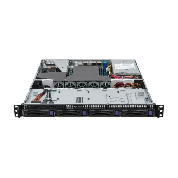 ASRock Rack 1U4LW-B650/2L2T RPUS 1U Rackmount General Purpose Server Barebone AMD Single Socket AM5 (LGA 1718) 4 SATA bays Dual 10G Lan Dual 1G Lan 450W redundant PWS