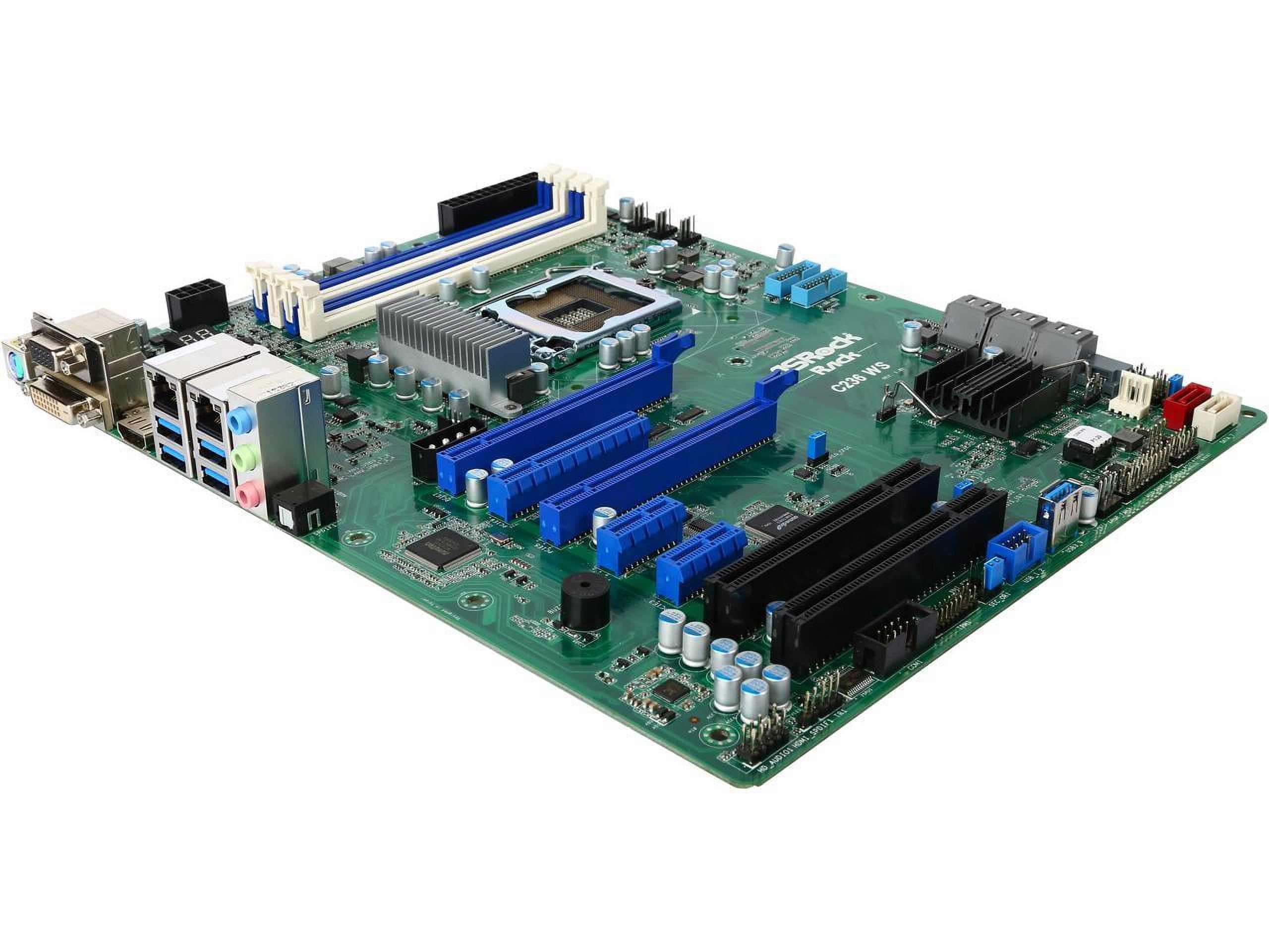ASRock Rack C236 WS ATX Server Motherboard LGA 1151 Intel C236 ...