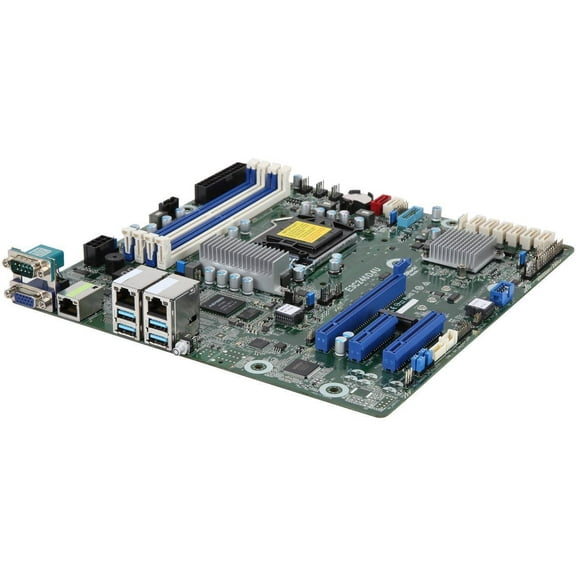 ASRock Rack E3C246D4U LGA1151/ Intel C246/ DDR4/ SATA3&USB3.0/ V&2GbE/ MicroATX Server Motherboard
