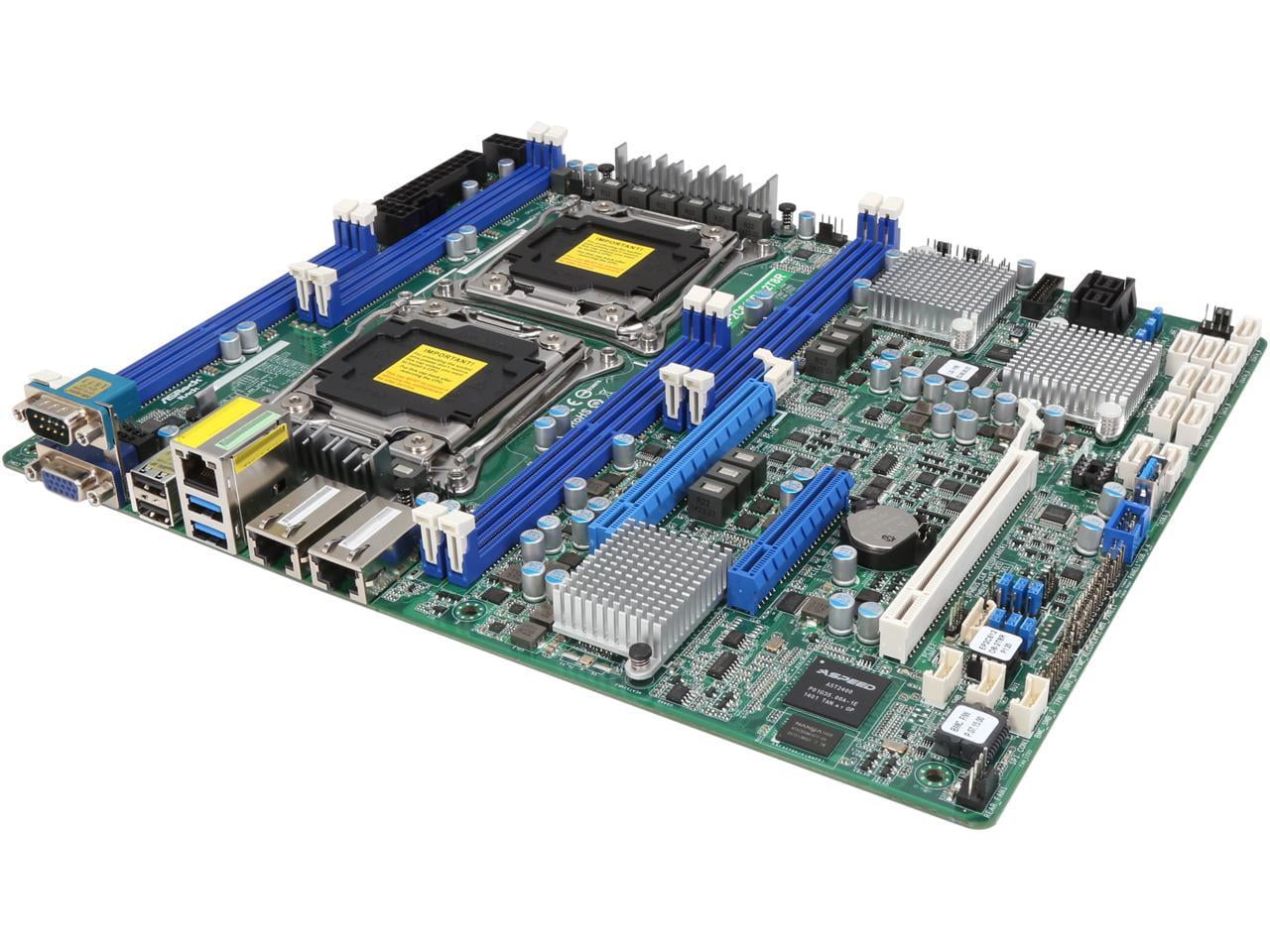 ASRock Rack EP2C612D8-2T8R SSI ATX Server Motherboard LGA 2011 Intel ...