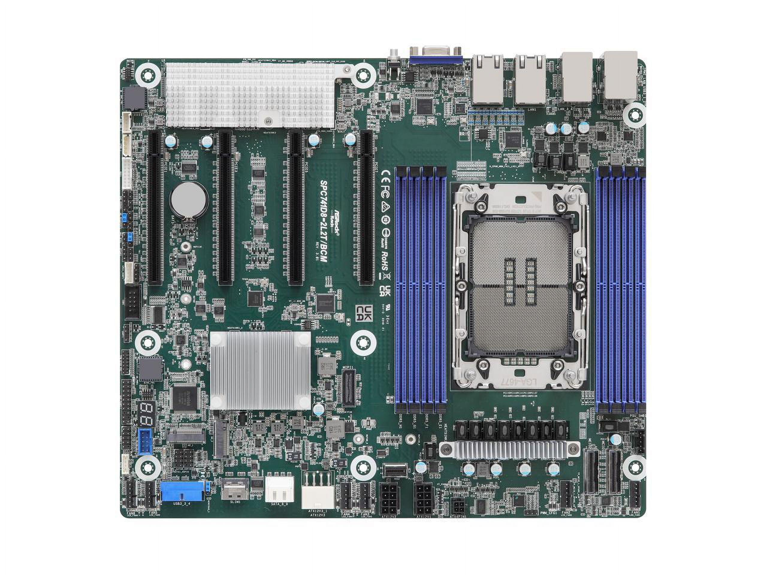 ASRock Rack SPC741D8-2L2T CEB Server Motherboard Single
