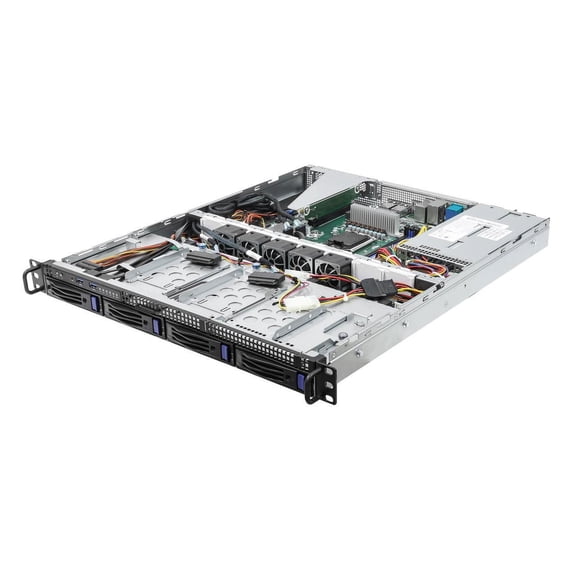 ASRock Rack Server Barebone 1U4LW-C262/2L2T RPSU 4x 3.5" Hot Swappable SATA 1+1, 80-PLUS Platinum, 450W RPSU Single Socket V1 (LGA 1700) Intel Xeon E-2400 series