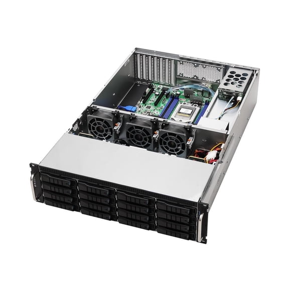 ASRock Rack Server Barebone 3U16L2S-SIENA 3U Single Socket SP6 (LGA 4844), supports AMD EPYC 8004 series processors 16 Hot-swap 3.5" SATA drive