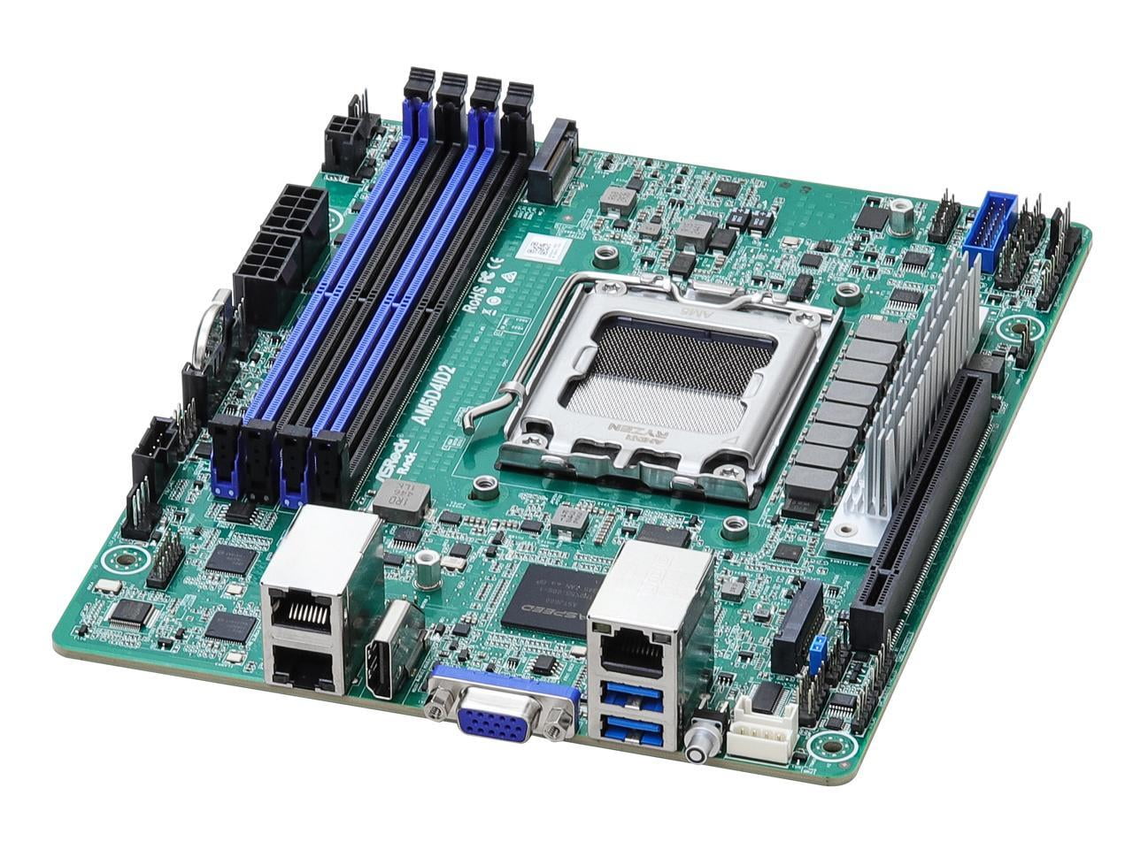 ASRock Rack Server Motherboard AM5D4ID2 Deep mini-ITX Single Socket AMD ...