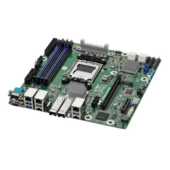 ASRock Rack Server Motherboard B650D4U3-2L2Q/BCM Micro-ATX AMD EPYC 4004 and AMD Ryzen 9000/8000/7000 Series Dual SFP28 (25GbE)
