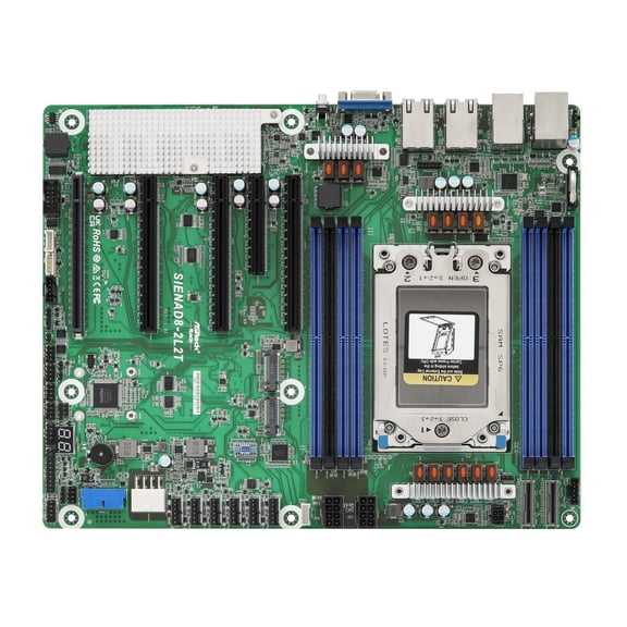 ASRock Rack Server Motherboard SIENAD8-2L2T ATX Single Socket SP6 (LGA 4844) AMD EPYC 8004