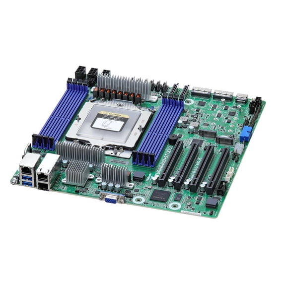 ASRock Rack Server Motherboard TURIND8UD-2T/X550 Deep-Micro ATX Single Socket SP5 (LGA 6096), supports AMD EPYC 9005/9004 (with AMD 3D V-Cache Technology) and 97x4 series processors 10GbE