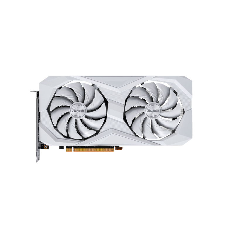 ASRock Radeon RX 6600 Challenger White 8GB GDDR6 PCIe 4.0 Graphics