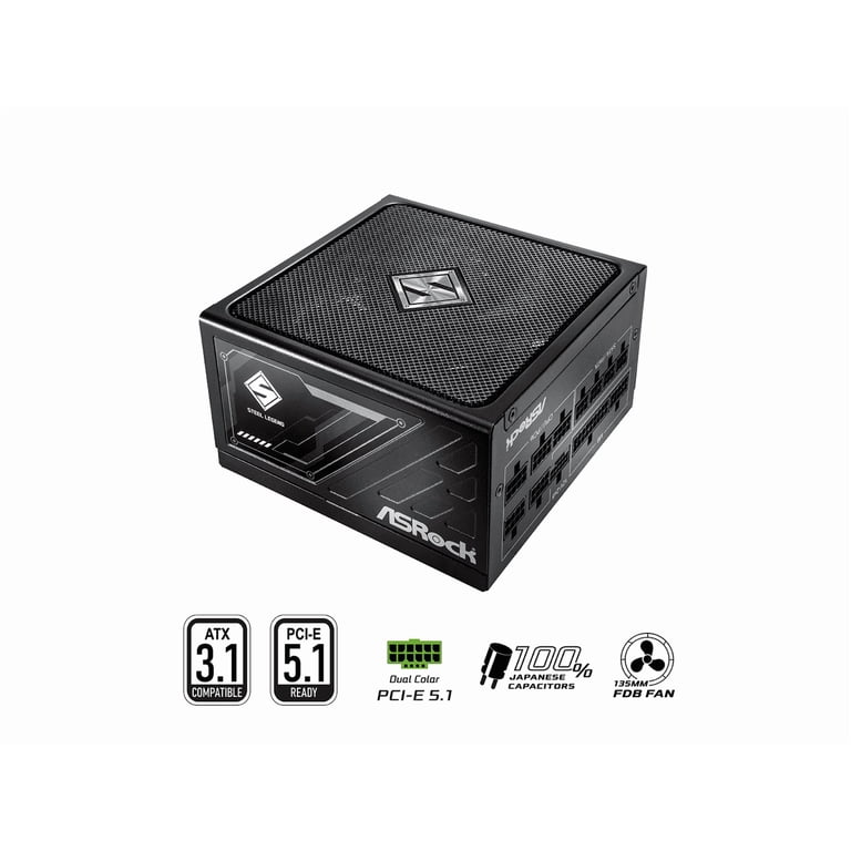 ASRock SL-850G 850W フルモジュラー電源 ASRock > SL-850G