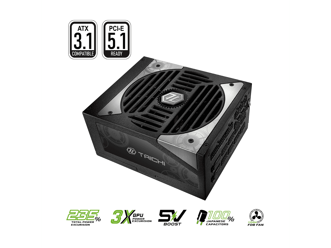 ASRock TC1650T 1650W Full Modular Power Supply
