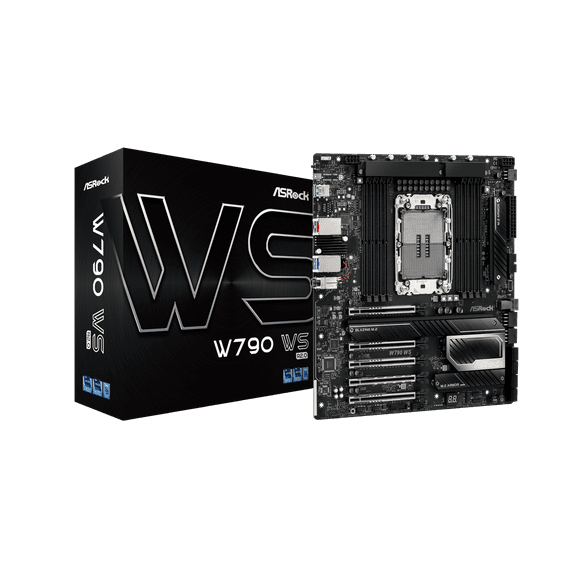ASRock W790 WS R2.0 LGA 4677 Intel W790 SATA 6Gb/s Extended ATX Motherboard