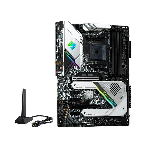ASRock X570 STEEL LEGEND WIFI AX AM4 AMD X570 SATA 6Gb/s ATX AMD Motherboard