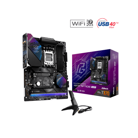 ASRock X870 RIPTIDE WIFI AM5 AMD X870 ATX Motherboard