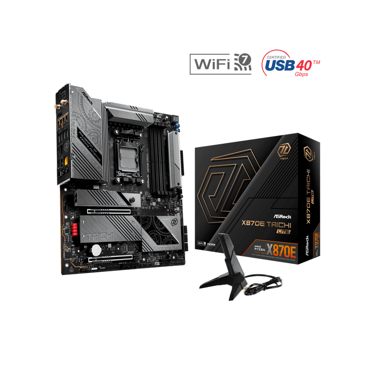 ASRock X870E Taichi Lite AM5 AMD X870E SATA 6Gb/s Extended ATX
