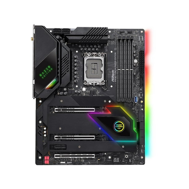 ASRock Z690 Taichi Razer Edition LGA 1700 (14th,13th,12th Gen) Intel Z690  SATA 6Gb/s DDR5 ATX Intel Motherboard