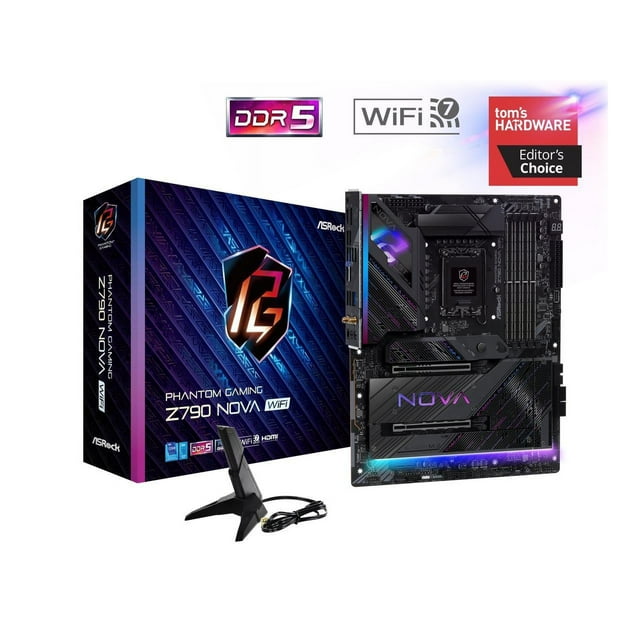 ASRock Z790 Nova WiFi LGA 1700 ATX DDR5 Motherboard Intel, Gaming