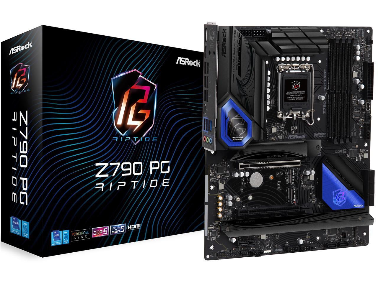 ASRock Z790 PG RIPTIDE Gaming Desktop Motherboard Intel Z790