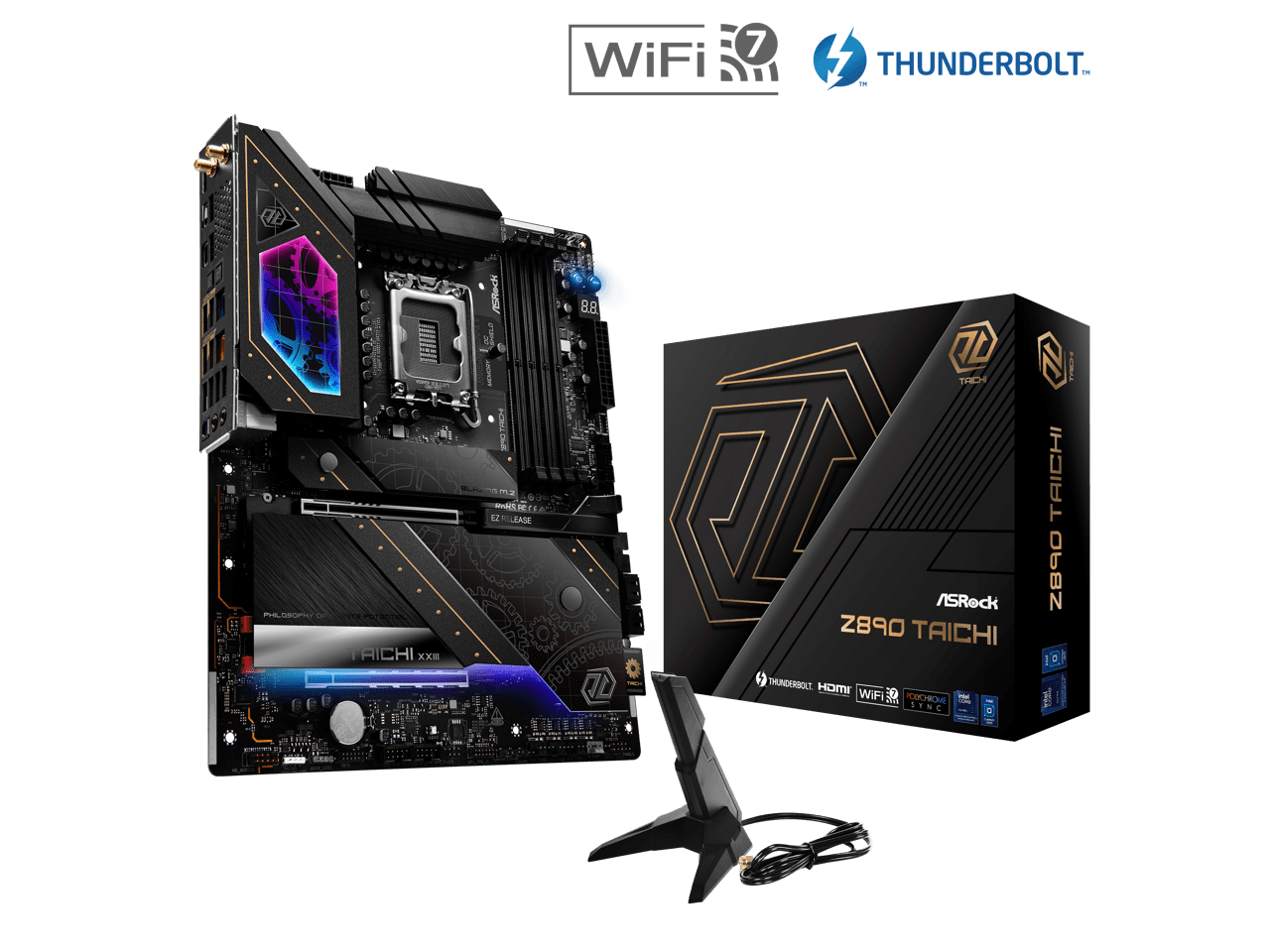 ASRock Z890 Taichi LGA 1851 Intel Z890 SATA 6Gb/s ATX Motherboard